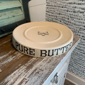 Vintage Pure Butter display slab.  Creamy white .  Excellent condition.